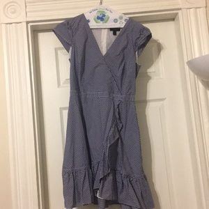 J.Crew Mercantile faux-wrap mini dress